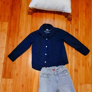 Size 4 Eight Bell button down shirt